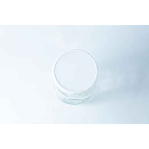Mason Jar Lids | Regular mouth 70mm | Plain White Plastic Lids top view