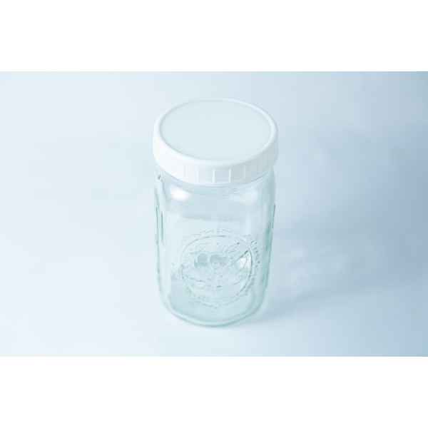 Mason Jar Lids | Regular mouth 70mm | Plain White Plastic Lids