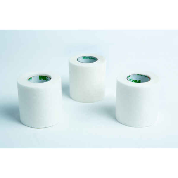 Micropore tape for Mycology 3M- autoclavable and breathable x 3 units
