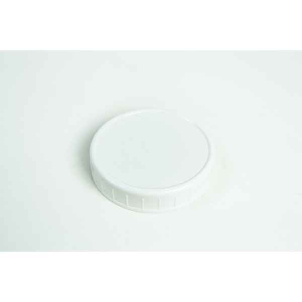 Lids Wide mouth 86mm plain white plastic for Mason Jars