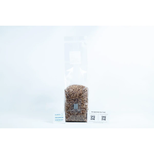 Pre sterilised rye mushroom grains w_inj port, alcohol swaps and air-filter 1