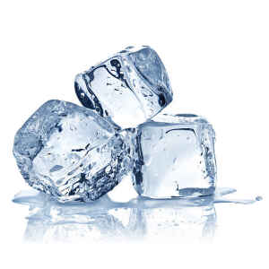 a group of ice cubes